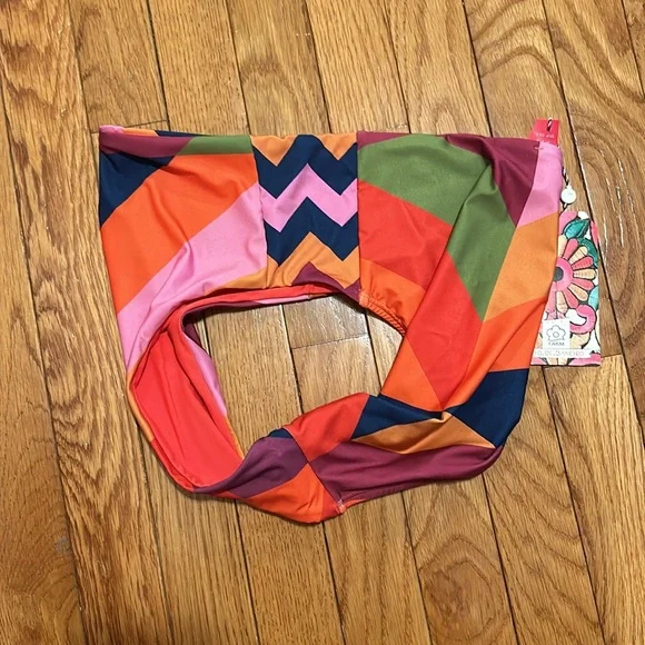 NWT Farm x Anthropologie Geometric High-Waisted Bikini Bottoms - Picture 6 of 11